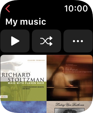 Press the play icon to start the playback.