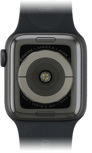 Image 3: Apple Watch Series 5 in Black Back