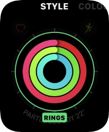 Press the Digital Crown twice to return to the home screen.
