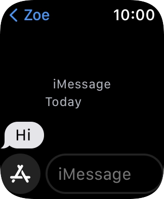 Press iMessage.