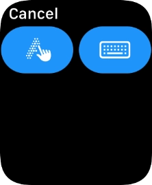 Press the required setting.