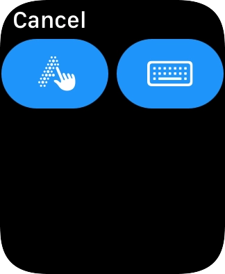 Press the required setting.