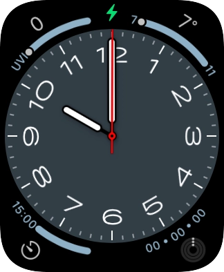 When the battery charging icon is displayed, the battery is charging.