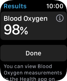 Your result is displayed on the screen.