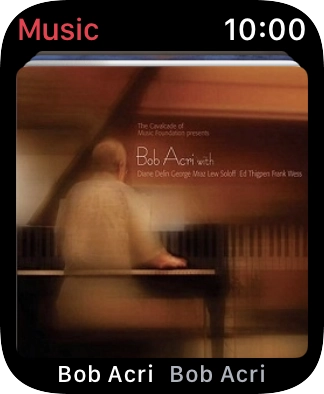 Slide your finger downwards starting from the top of the screen to see the menu.