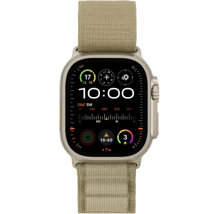 Image 1: Front view of the Apple Watch Ultra 2