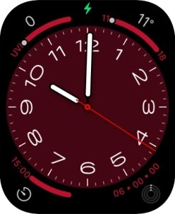 When the battery charging icon is displayed, the battery is charging.