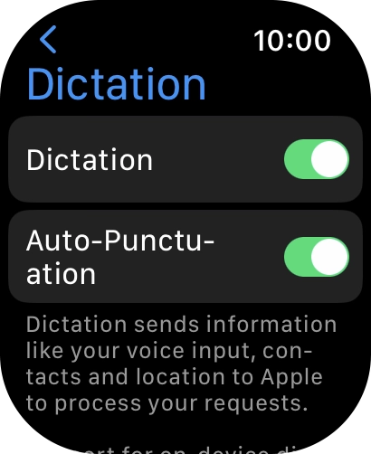 Press the Digital Crown twice to return to the home screen.