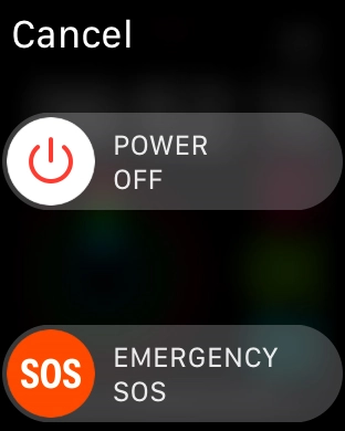 Press and drag the power off icon right.