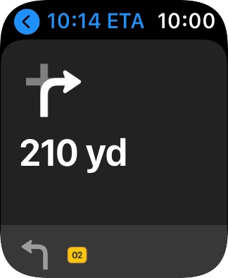 Follow the instructions on the screen to go to the required destination.
