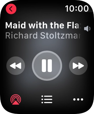 Turn the Digital Crown to select the required volume. Turn the Digital Crown to select the required volume.