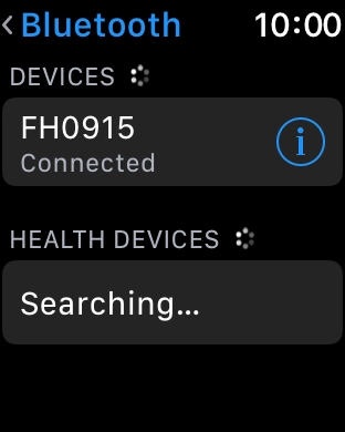 Press the Digital Crown to return to the home screen.
