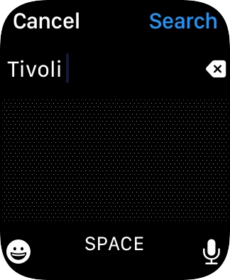 Press the microphone icon to turn on voice input.