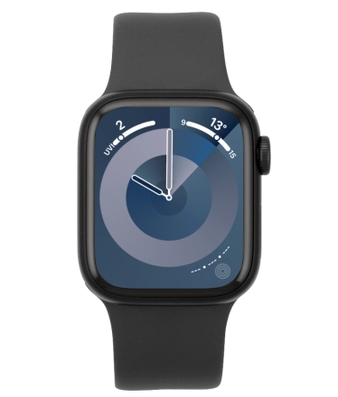 Image 1: Front view of the Apple Watch Series 9