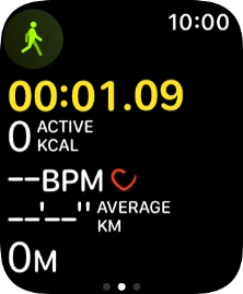 Slide your finger right starting from the left side of the screen.