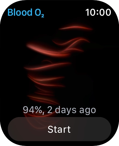 Press Start and wait a moment until the measurement is done.
