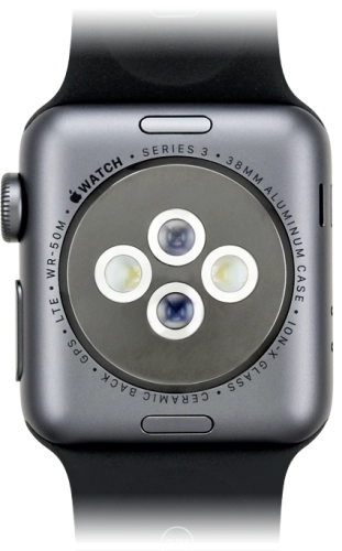 Image 3: Apple Watch Series 3 in Black Back