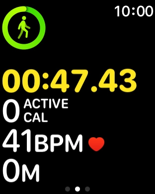 Slide your finger right starting from the left side of the screen.