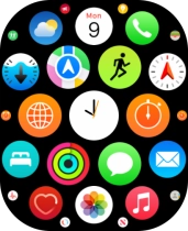 Press the message icon.