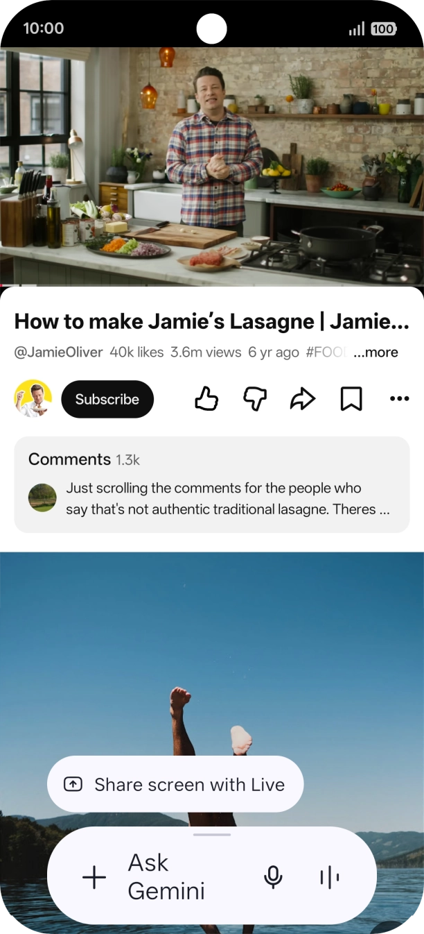 Press the add icon. Press the add icon.