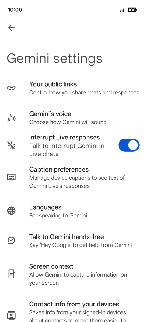 Follow the instructions on the screen to select the required settings. Follow the instructions on the screen to select the required settings.