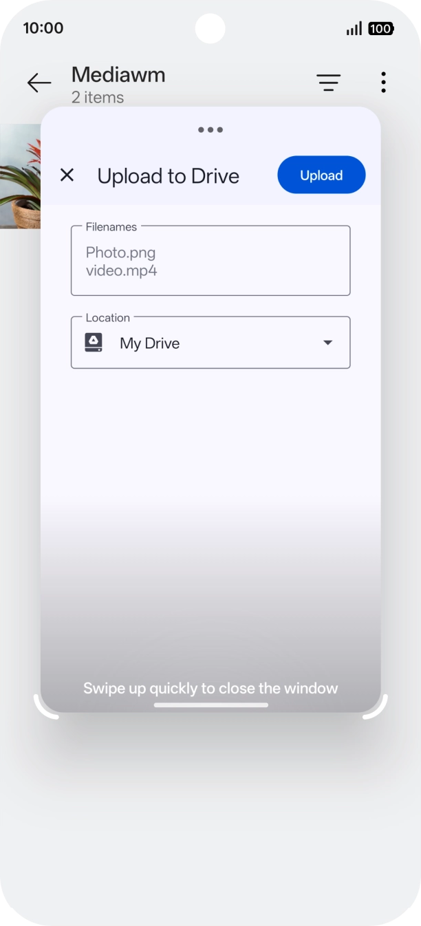 Press the field below 'Location' and go to the required folder.