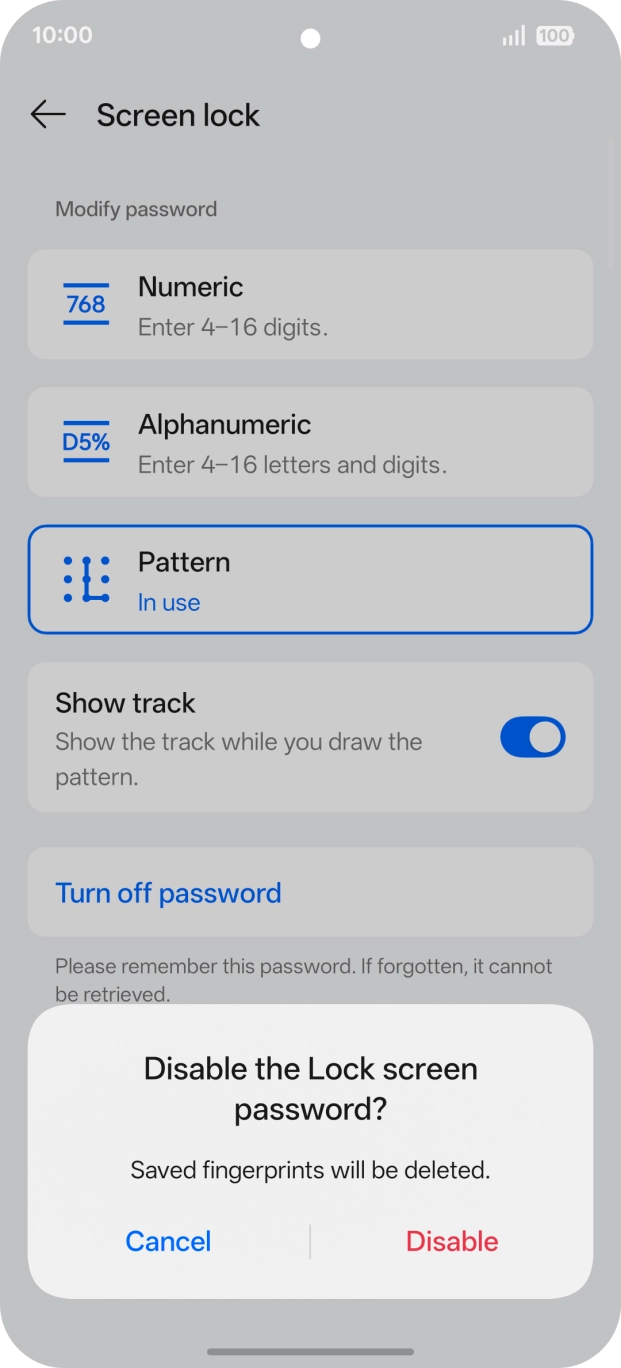 Press Disable and key in the additional lock code you created earlier. Press Disable and key in the additional lock code you created earlier.