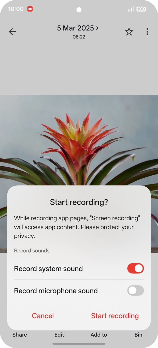 Follow the instructions on the screen to select the required settings.