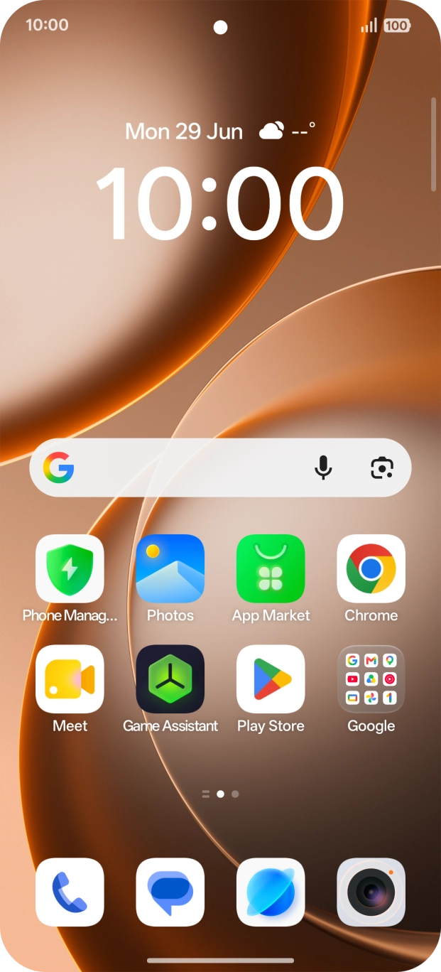 Slide your finger downwards starting from the top right side of the screen. Slide your finger downwards starting from the top right side of the screen.