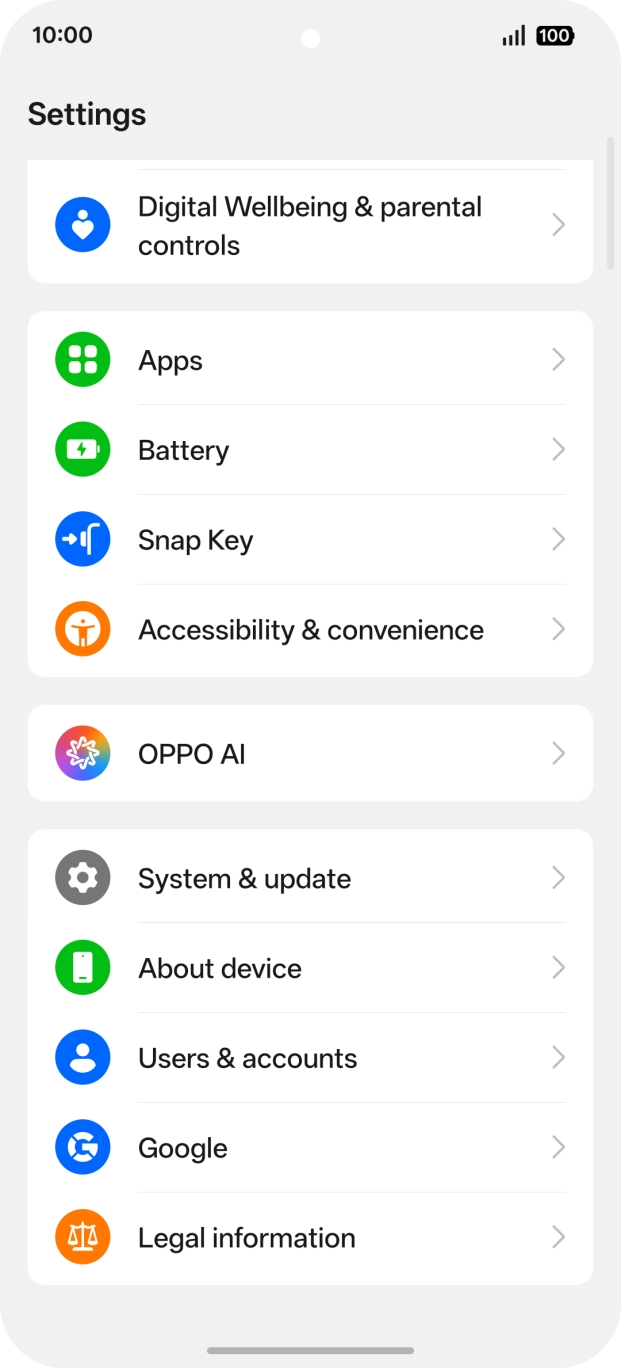 Press System & update.