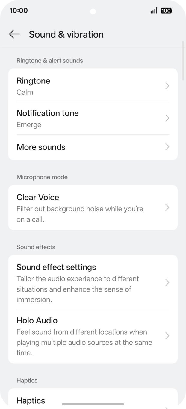 Press Ringtone.