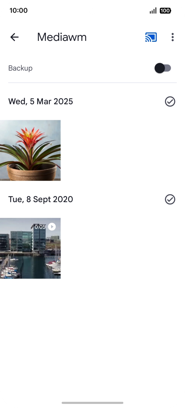 The media content from your phone will now play on the selected device. You can use your phone to control the playback of the media content on the other device.