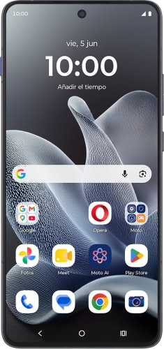 Imagen 1: Vista frontal del Motorola Edge 70 5G - Black