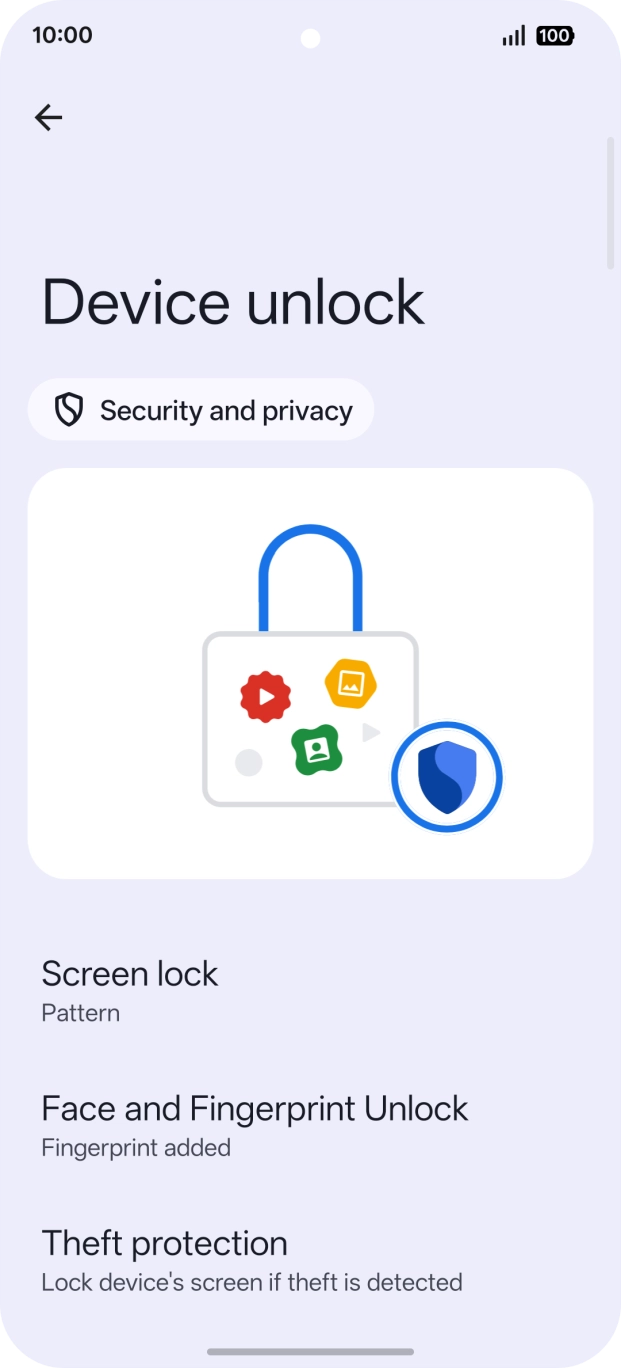 Press Screen lock and key in the additional lock code you created earlier. Press Screen lock and key in the additional lock code you created earlier.
