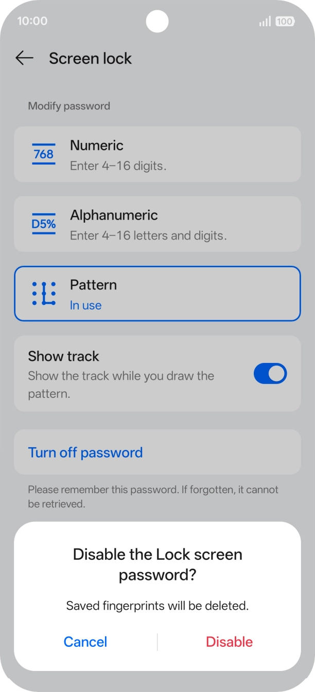 Press Disable and key in the additional lock code you created earlier. Press Disable and key in the additional lock code you created earlier.