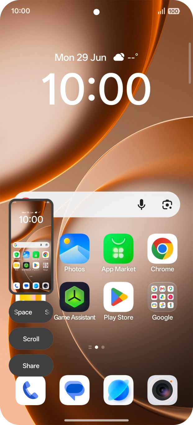To edit your screenshot, press the screenshot and follow the instructions on the screen to make the required changes.