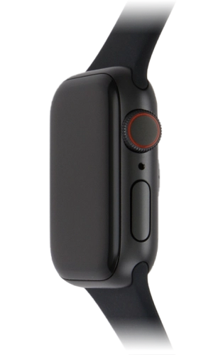 Imagen 4: Vista del lateral derecho del Apple Watch SE 3 - Black