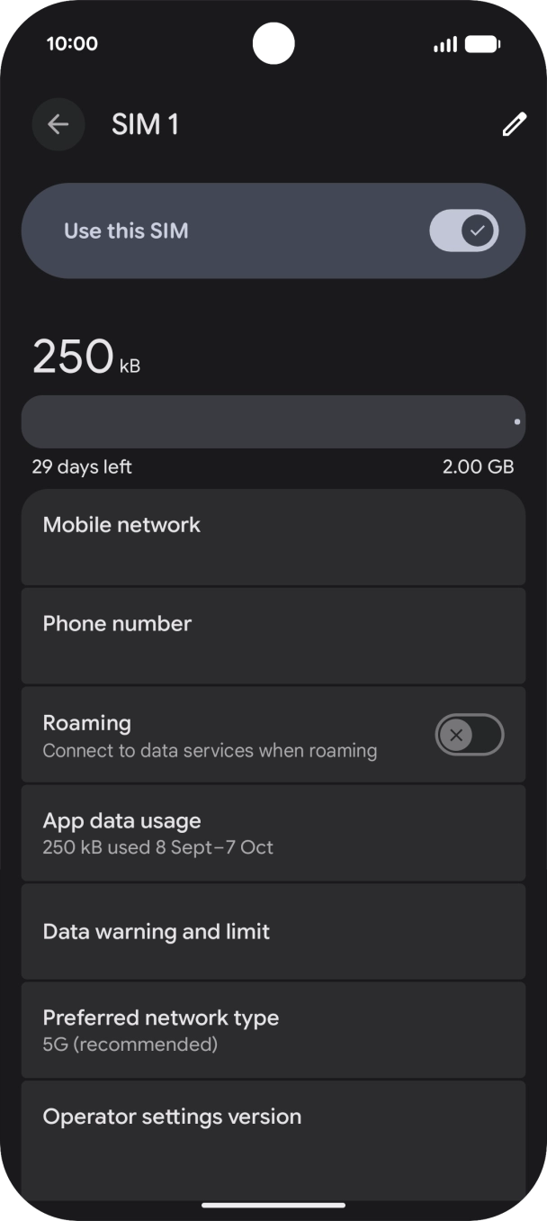 The total data usage is displayed.