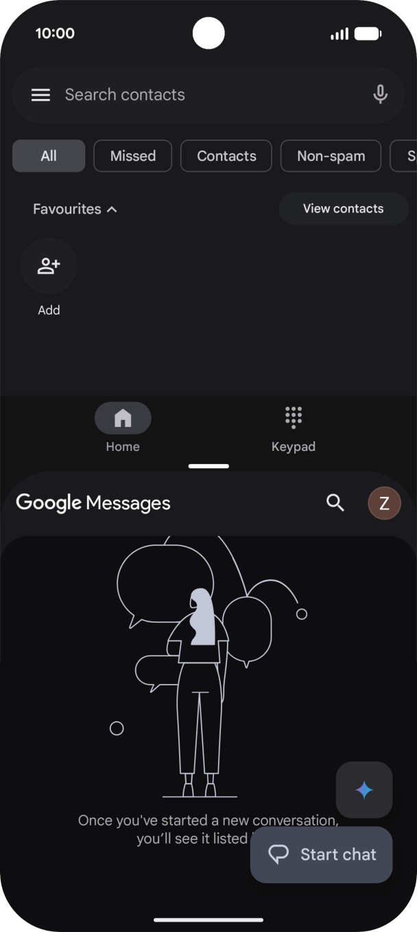 The applications are now shown in split screen view and you can use both applications at the same time. The applications are now shown in split screen view and you can use both applications at the same time.