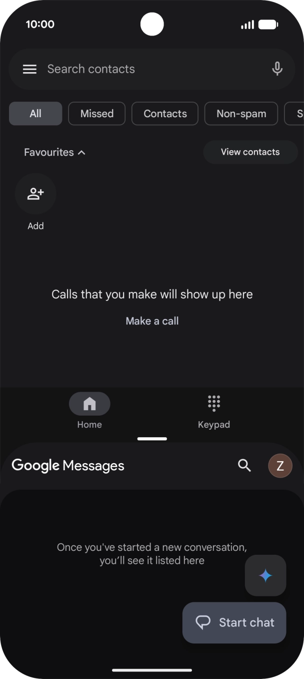 Slide your finger slowly upwards starting from the bottom of the screen until the list of running applications is displayed. Slide your finger slowly upwards starting from the bottom of the screen until the list of running applications is displayed.