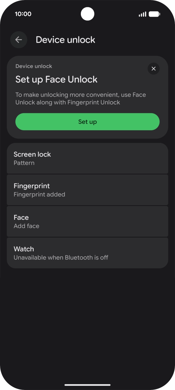 Press Screen lock and key in the additional lock code you created earlier. Press Screen lock and key in the additional lock code you created earlier.