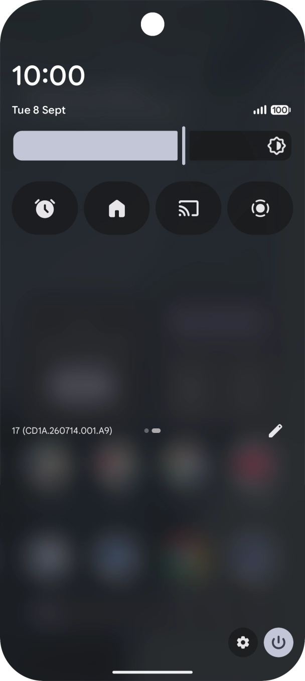 Press the screen recording icon.