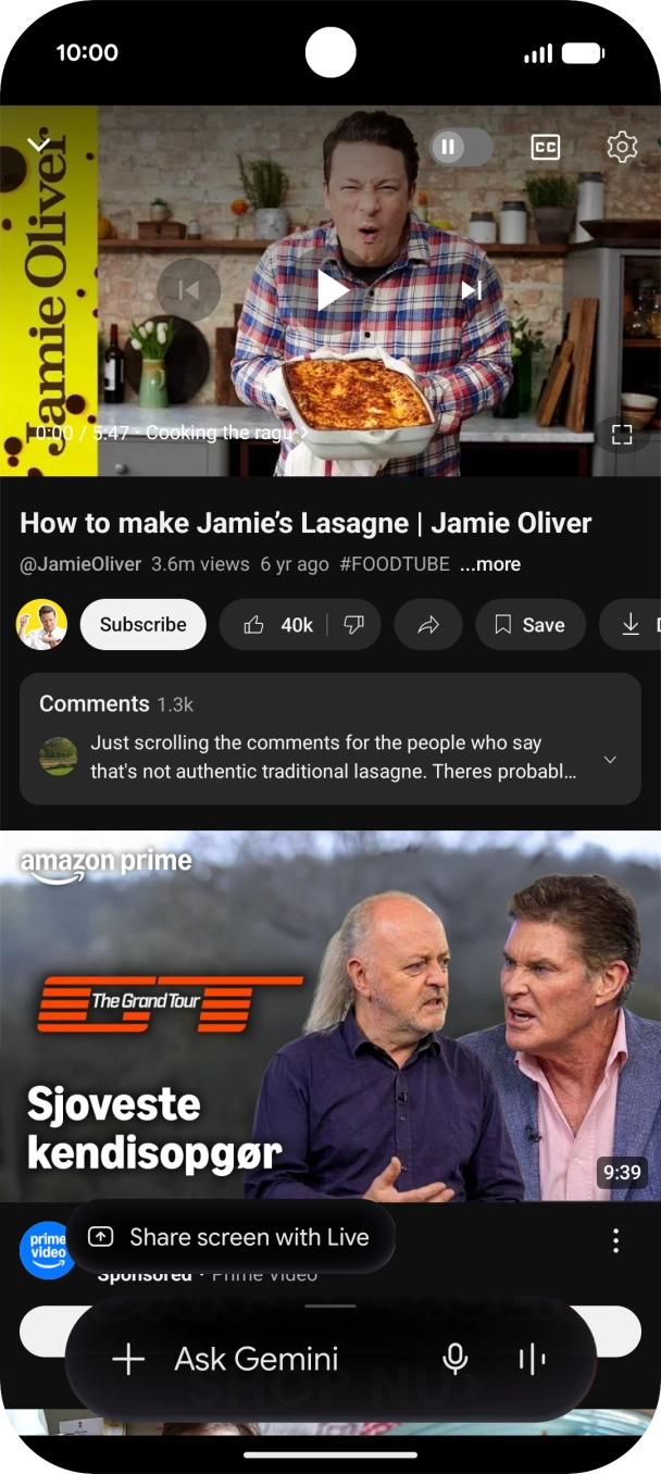 Press the add icon. Press the add icon.