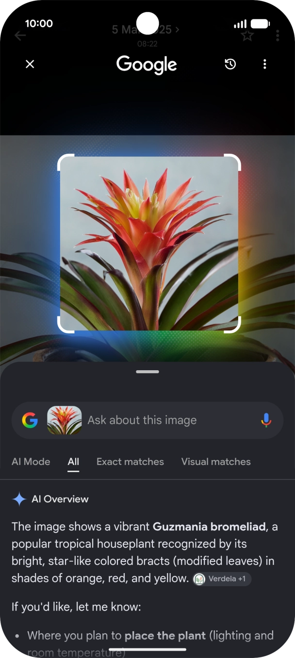 Follow the instructions on the screen to use the search results. Follow the instructions on the screen to use the search results.