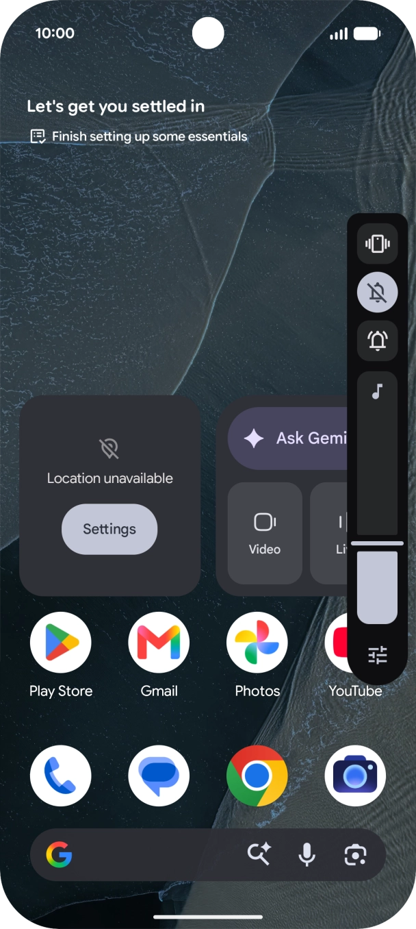 Press the sound icon to turn off the function.