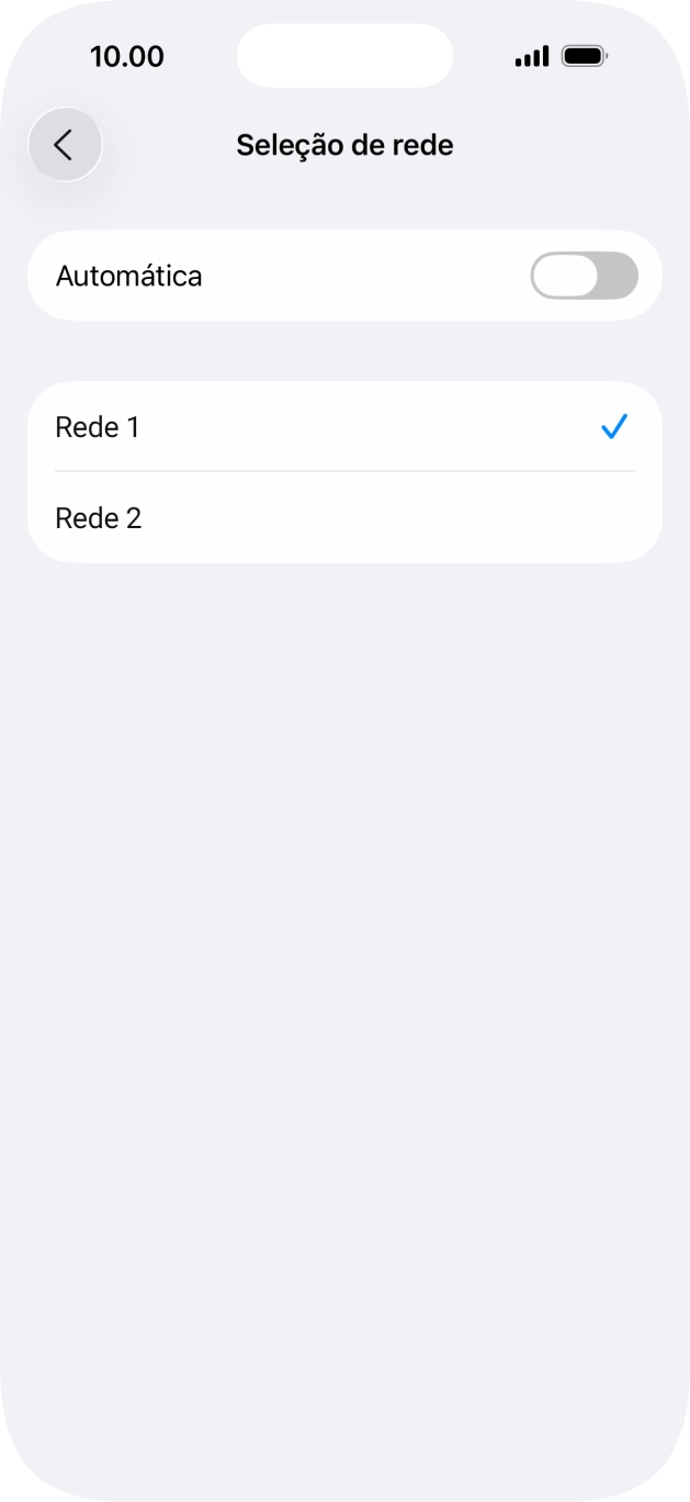 Para voltar ao ecrã inicial, deslize o dedo de baixo para cima a partir da base do ecrã.