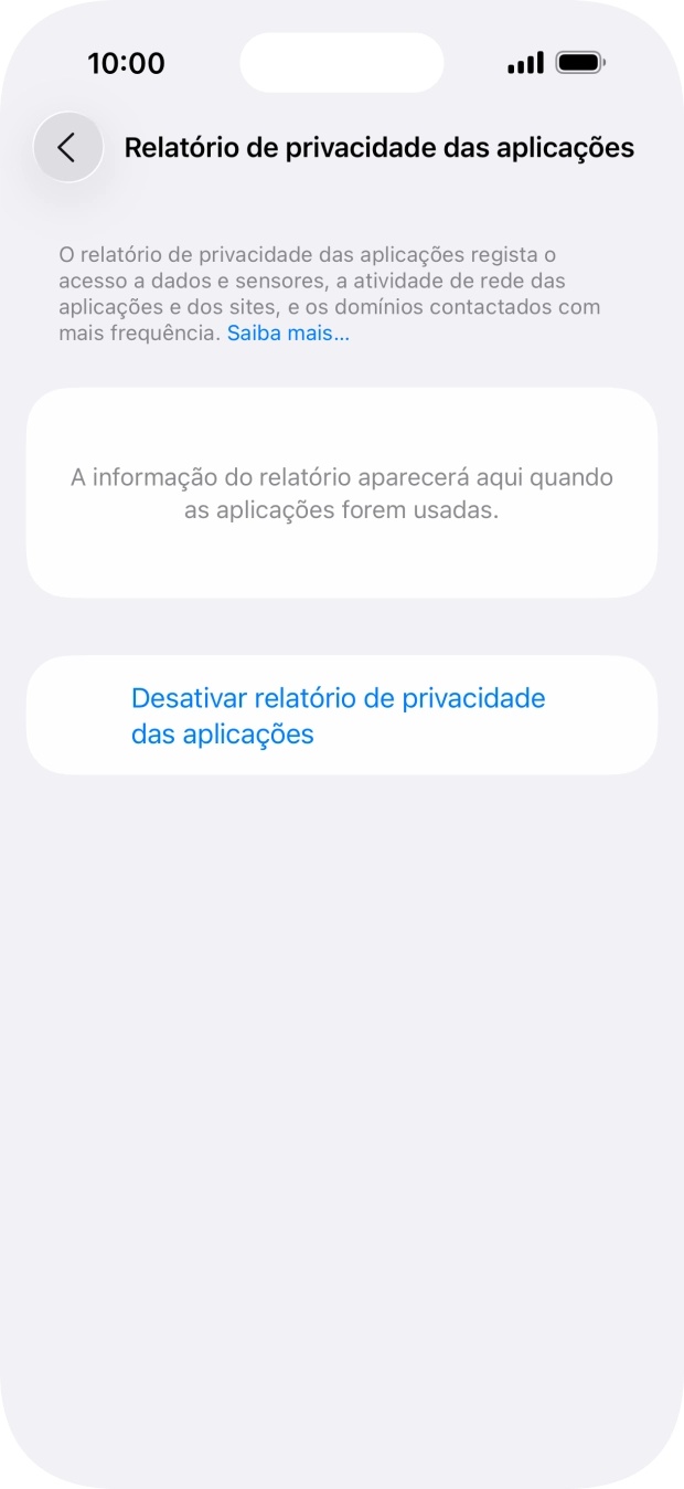 Para voltar ao ecrã inicial, deslize o dedo de baixo para cima a partir da base do ecrã.