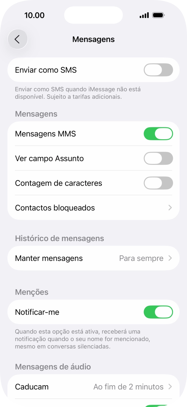 Para voltar ao ecrã inicial, deslize o dedo de baixo para cima a partir da base do ecrã.
