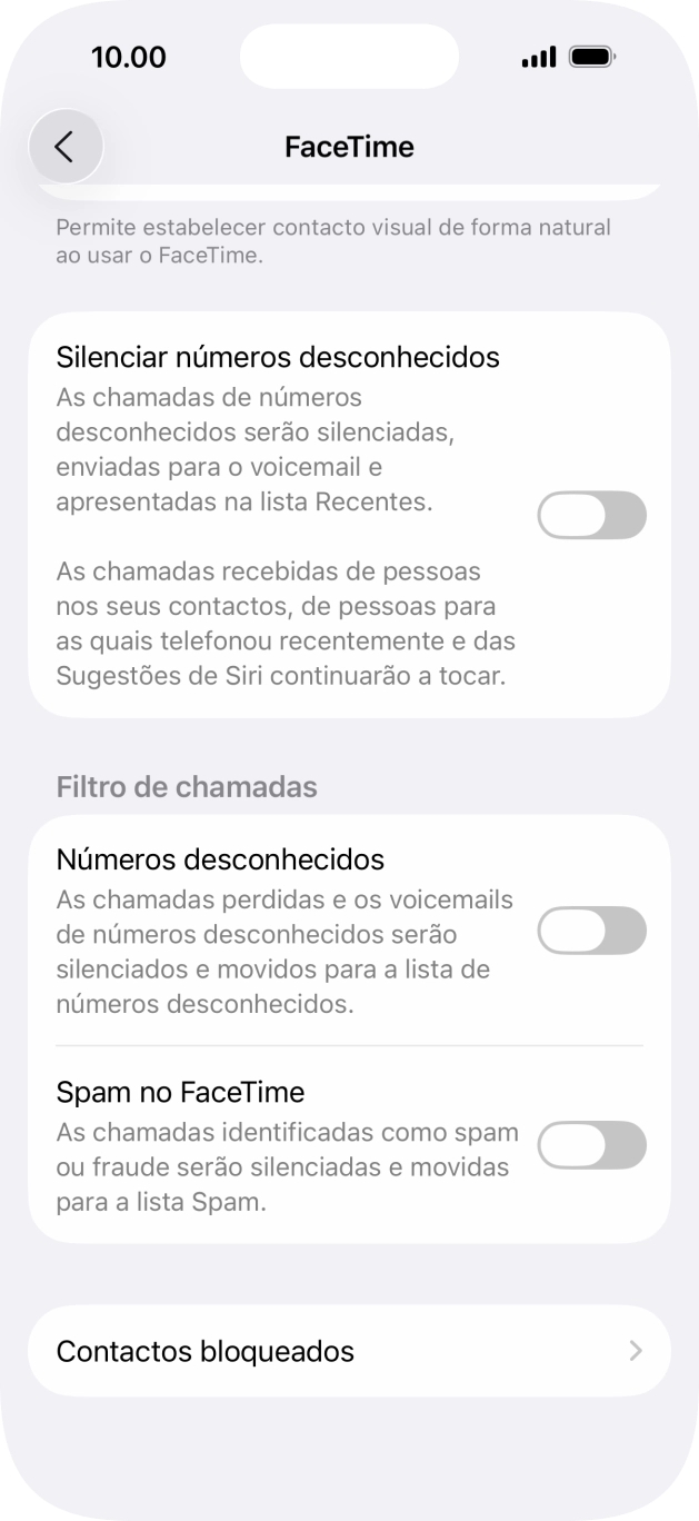Prima Contactos bloqueados.