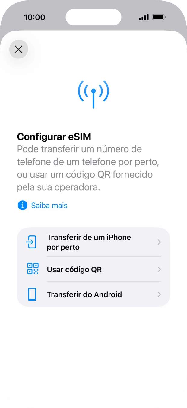 Prima Usar código QR.